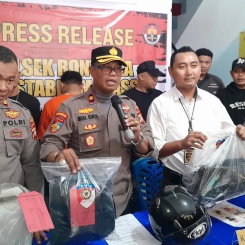 Polsek Bontoala Amankan Pelaku Pembakaran Rumah di Jalan Satangnga