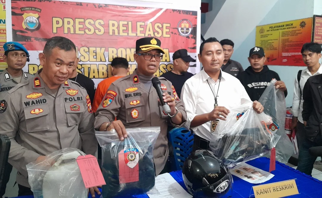 Polsek Bontoala Amankan Pelaku Pembakaran Rumah di Jalan Satangnga
