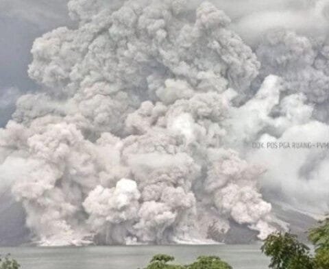 Erupsi Gunung Ruang berpotensi menimbulkan tsunami 1