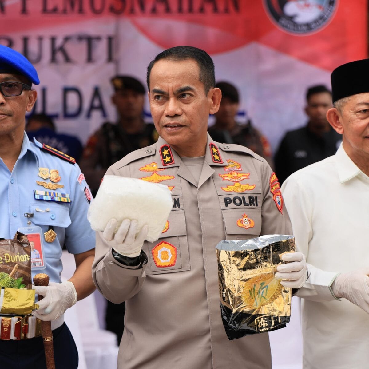 Polda Sulsel Musnahkan 30,9 Kg Sabu-6,8 Kg Ganja Hasil Tangkapan Empat Bulan Terakhir