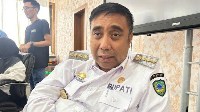 BUPATI MAROS Bupati Maros Chaidir Syam saat ditemui di Kantor Bupati Rabu 1862025
