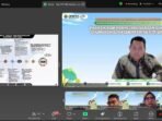 Tampilan layar Zoom saat pelaksanaan Webinar SAKIP Series keempat Kementerian ATR/BPN, Selasa (12/8/2025).