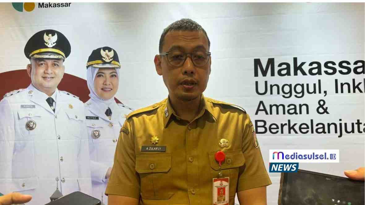 Sekda Makassar, Andi Zulkifli Nanda, saat konferensi pers pengumuman seleksi terbuka jabatan eselon II di Balai Kota Makassar, 4 Agustus 2025. (Foto: Pemkot Makassar)