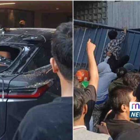 Rumah mewah milik anggota DPR RI Ahmad Sahroni di Tanjung Priok, Jakarta Utara, menjadi sasaran amuk massa pada Sabtu (30/8/2025)./IST