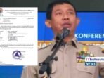 Kepala BNPB Letjen Suharyanto.