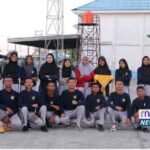 Foto bersama 16 anggota Paskibra Kecamatan Maros Baru usai latihan intensif jelang HUT ke-80 RI, Rabu (13/8/2025)
