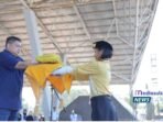 Wali Kota Makassar Munafri Arifuddin memimpin gladi bersih HUT ke-80 RI di Lapangan Karebosi, Jumat (15/8/2025) pagi.