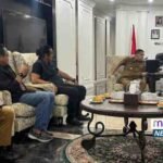 ali Kota Makassar Munafri Arifuddin menerima jajaran Pengurus SMSI Sulsel di ruang kerjanya, Balai Kota Makassar, Selasa (9/9/2025).