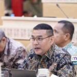 Wamen ATR/Waka BPN Ossy Dermawan menghadiri Rapat Dengar Pendapat (RDP) bersama Komisi II DPR RI di Gedung Nusantara, Jakarta, Senin (15/9/2025). Dalam kesempatan itu, ia mengapresiasi dukungan DPR atas kenaikan pagu anggaran ATR/BPN tahun 2026.