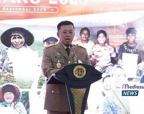 Menteri ATR/Kepala BPN Nusron Wahid menyampaikan amanat pada Upacara Peringatan HANTARU 2025 di Jakarta, Rabu (24/9/2025). Ia menegaskan layanan pertanahan berdampak pada ekonomi nasional hingga Rp576 triliun.