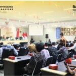 Sekda Provinsi Sulsel Jufri Rahman bersama Plt Kepala Kanwil BPN Sulsel Andi Renald membuka Rapat Koordinasi GTRA di Makassar