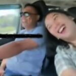 Tangkapan layar video yang menampilkan anggota DPRD Provinsi Gorontalo bersama seorang perempuan di dalam mobil dalam perjalanan menuju Makassar. Ucapan dalam video memicu kecaman warganet. (Sumber: tangkapan layar/istimewa)