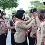 Apel Besar Hari Pramuka ke 64 di Losari Ketua DPRD Supratman Dampingi Fatmawati Rusdi Serahkan KTA kepada Wali Kota dan Wakil Wali Kota 1