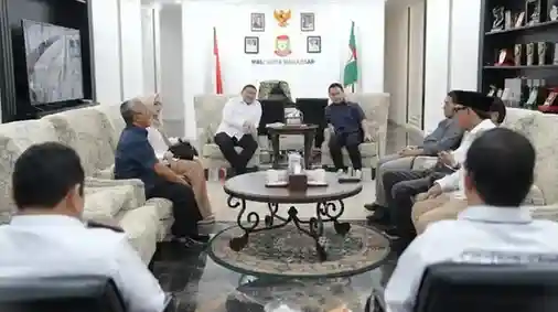 Foto audiensi Fraksi PPP bersama Wali Kota Makassar di Balai Kota 1