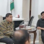Wali Kota Makassar Munafri Arifuddin menerima audiensi Fraksi API DPRD Makassar di Balai Kota, Jumat (2/5/2025). Foto: Istimewa
