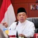 Menteri ATR/BPN Nusron Wahid saat bertemu tokoh ormas Islam dan lembaga pendidikan di Kanwil BPN Provinsi Kalimantan Timur, Jumat (24/10/2025). (Dok. ATR/BPN)