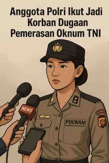 Photo Ilustrasi : Terungkap, AZ Anggota Polri Ternyata Jadi Korban Dugaan Oknum TNI yang Memeras