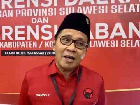 ARW Kembali Pimpin PDIP Sulsel, Danny: Apa Pun Perintah DPP, Saya Siap