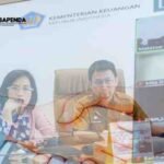 Suasana rapat pembahasan kerja sama PT LMAN dan Pemkot Makassar untuk pengembangan Makassar Creative Hub di Ruang Rapat BAPPEDA.