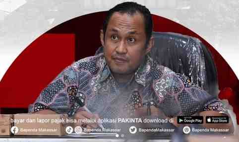 Kepala Sub Bidang Koordinasi, Perencanaan, dan Regulasi BAPENDA Makassar, Ansar, memimpin rapat tindak lanjut OP4D di Ruang Rapat Lt. 2.