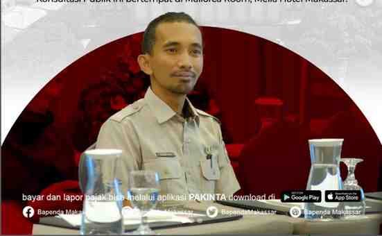 Andi Mangga Barani (BAPENDA Makassar) saat menghadiri Konsultasi Publik Studi Sistem Transportasi Perkotaan di Melia Hotel. /28/10/25 Andi Mangga Barani (BAPENDA Makassar) saat menghadiri Konsultasi Publik Studi Sistem Transportasi Perkotaan di Melia Hotel. /28/10/25