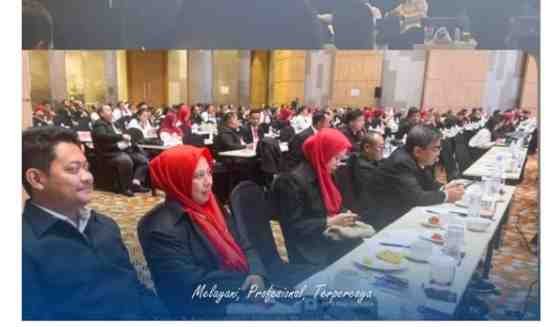 Kepala Seksi Pengendalian dan Penanganan Sengketa Kantor Pertanahan Kota Makassar, Nany Jumawaty, S.H., M.H., saat menghadiri Rapat Koordinasi Pencegahan dan Penyelesaian Tindak Pidana Pertanahan Tahun 2025 di Hotel Grand Mercure Kemayoran, Jakarta.