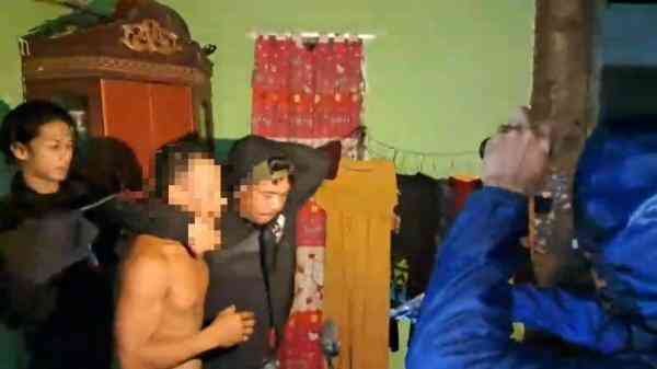 Tim Reskrim Polres Gowa Bekuk Pelaku Pemerkosaan Ibu Mertua. (Foto Istimewa).