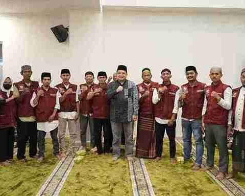 Wali Kota Makassar Munafri Arifuddin saat menghadiri Safari Ramadan Pemkot Makassar di Masjid H. Sampara Cubung, Kelurahan Untia, Kecamatan Biringkanaya, Sabtu (7/3/2026) malam.