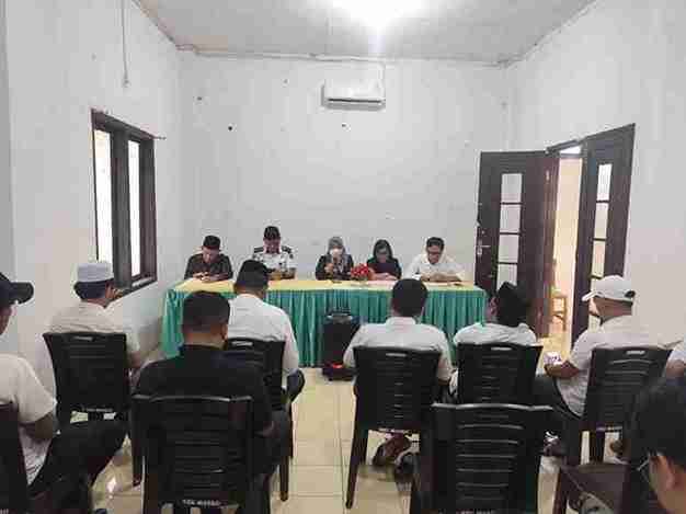 ATR/BPN Takalar menyampaikan sosialisasi peningkatan kualitas data pertanahan sebagai persiapan pelaksanaan PTSL Tahun 2026 di Kecamatan Mangarabombang.