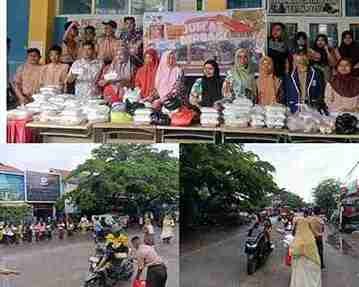 Tanamkan Nilai Kepedulian, SMPN 22 Makassar Bagikan 430 Dos Takjil kepada Masyarakat di Bulan Ramadan