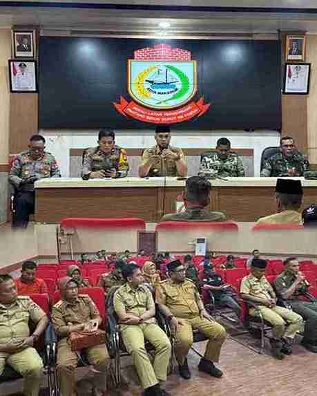 Camat Ujung Tanah Andi Unru Gelar Rakor Bersama TNI-Polri dan OPD Makassar