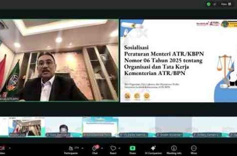 Sosialisasi Regulasi tentang Organisasi dan Tata Kerja, Sekjen ATR/BPN Tekankan Empat Pesan Strategis Sosialisasi Regulasi tentang Organisasi dan Tata Kerja, Sekjen ATR/BPN Tekankan Empat Pesan Strategis