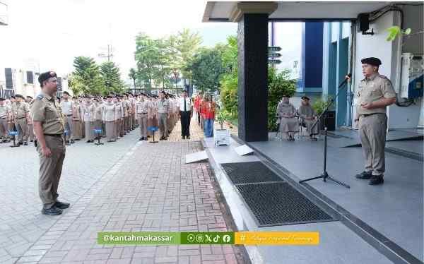 Apel Pagi Usai Libur, Kepala Kantah Makassar: Tinggalkan Kebiasaan Lama