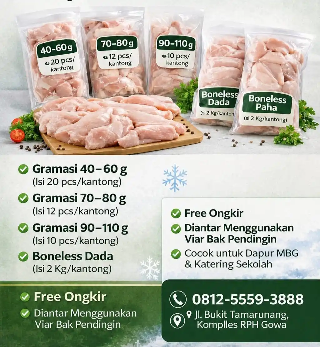 Promo Ayam Potong Boneless