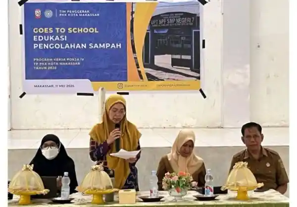 TP PKK dan Dinas Pendidikan Makassar Edukasi Siswa Kelola Sampah di Sekolah 1 WhatsAppImage2026 05 11at11.15.01