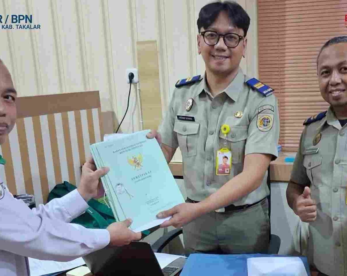 Alih Media Sertipikat Aset Kemenag Takalar Dukung Pengamanan Dokumen Pertanahan