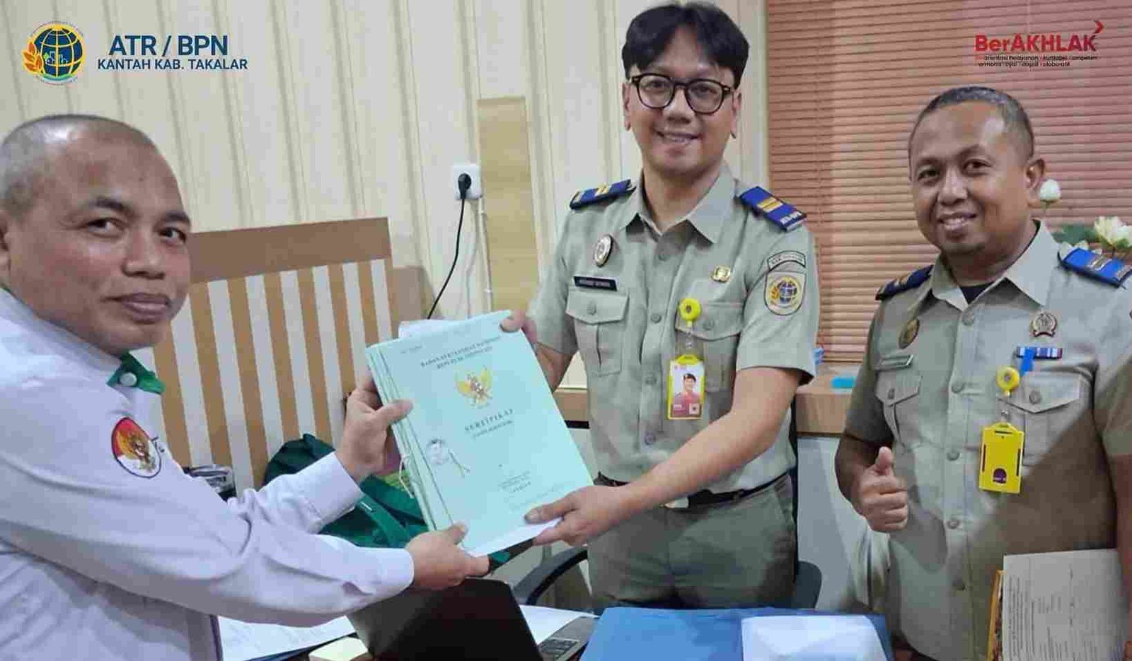 Alih Media Sertipikat Aset Kemenag Takalar Dukung Pengamanan Dokumen Pertanahan