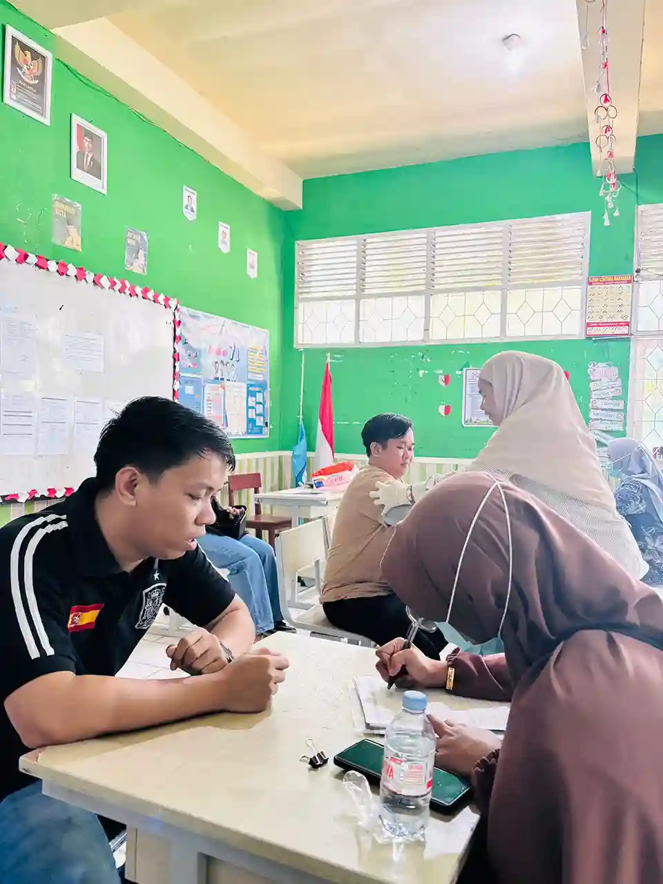 KLA SMP Negeri 4 Makassar Gelar Cek Kesehatan Gratis dan Donor Darah
