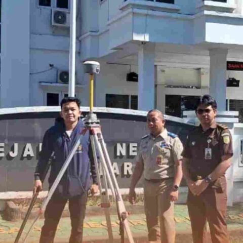 Pengukuran Aset milik Kejaksaan Negeri Takalar