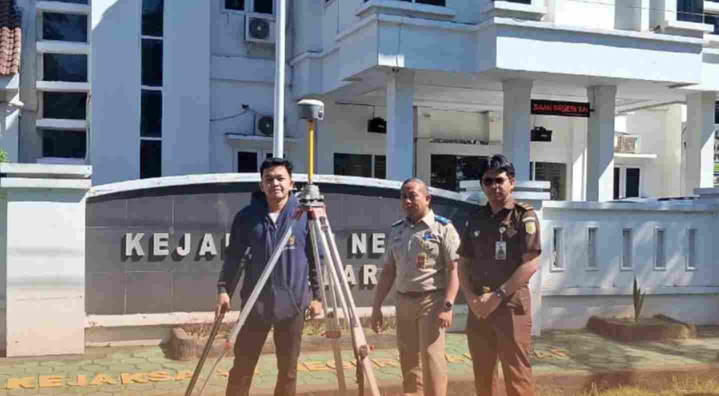 Pengukuran Aset milik Kejaksaan Negeri Takalar