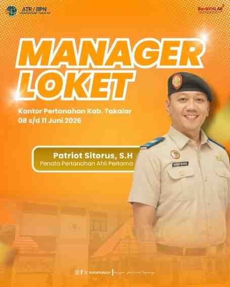 Manager Loket ATR/BPN Takalar Berganti, Pelayanan Tetap Prima 8–11 Juni 2026 1 WhatsAppImage2026 06 09at09.47.37