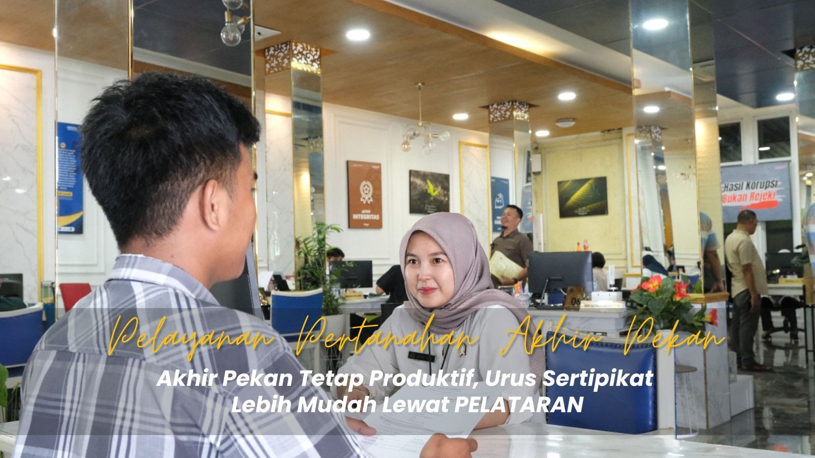 Akhir Pekan, Kantor Pertanahan Makassar Buka PELATARAN untuk Layanan Sertipikat 1 Akhir Pekan, Kantor Pertanahan Makassar Buka PELATARAN untuk Layanan Sertipikat