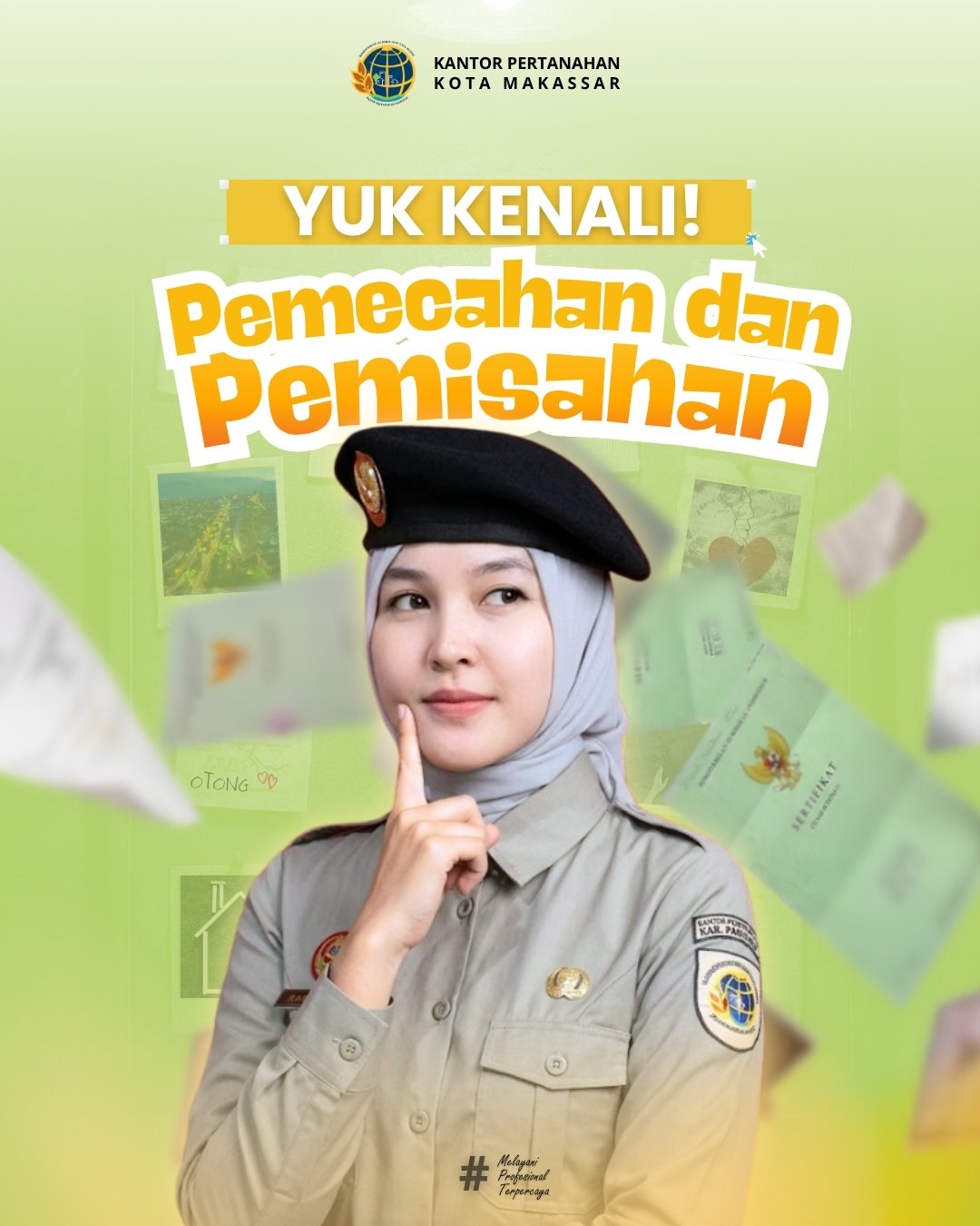 Beda Pemecahan dan Pemisahan Sertipikat Tanah, Ini Penjelasan Kantah Makassar