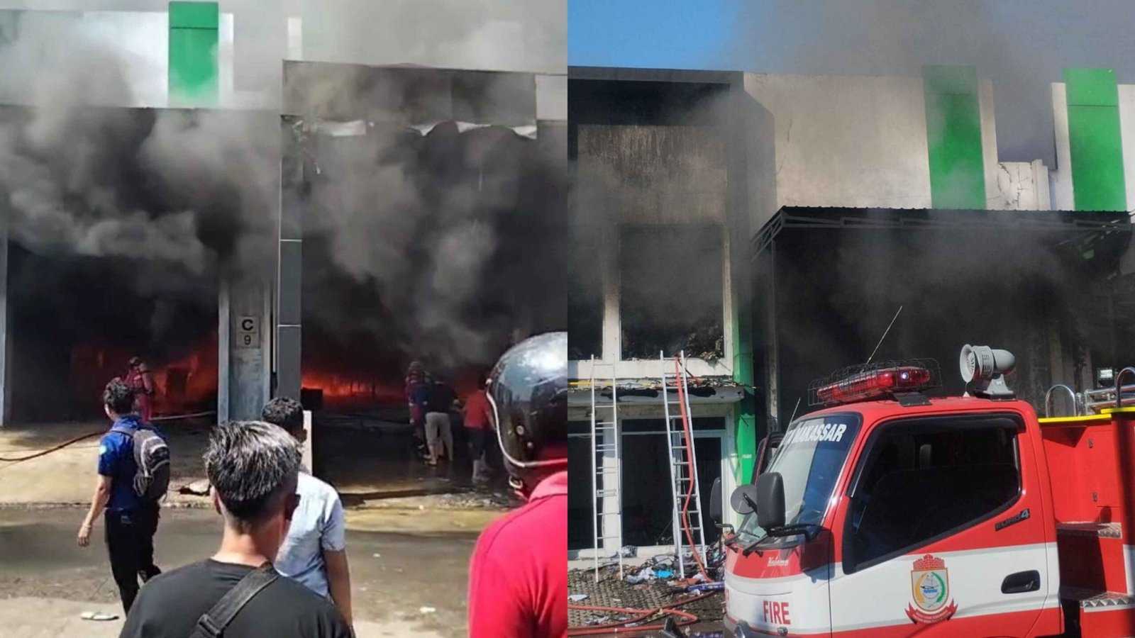Gudang Minyak Nilam di Makassar Terbakar, Damkarmat Kerahkan 28 Armada Gudang Minyak Nilam di Makassar Terbakar, Damkarmat Kerahkan 28 Armada