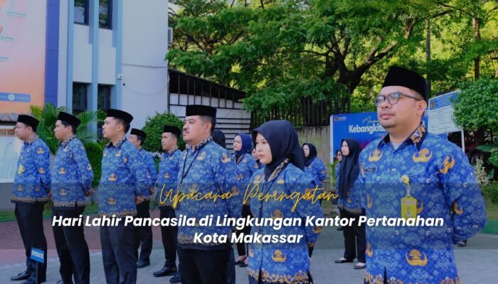 Kantah Makassar Gelar Upacara Hari Lahir Pancasila, Tegaskan Komitmen Persatuan dan Integritas