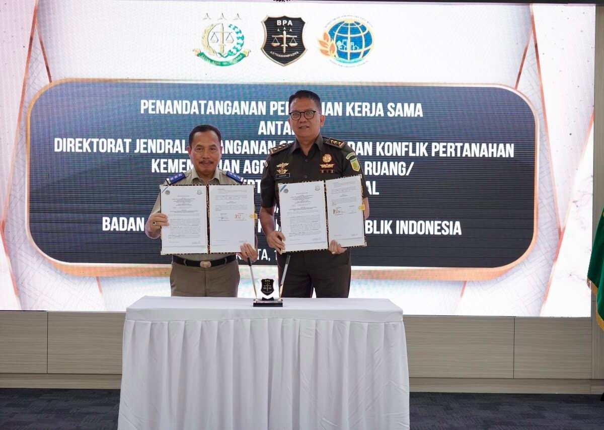 Kementerian ATR/BPN dan Kejaksaan Agung Perkuat Sinergi Pemulihan Aset Tanah