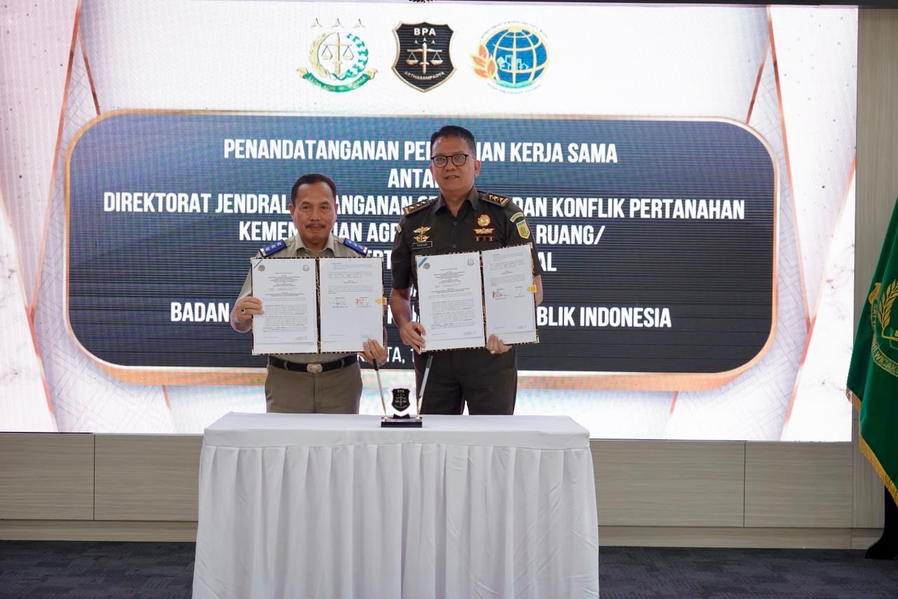 Kementerian ATR/BPN dan Kejaksaan Agung Perkuat Sinergi Pemulihan Aset Tanah