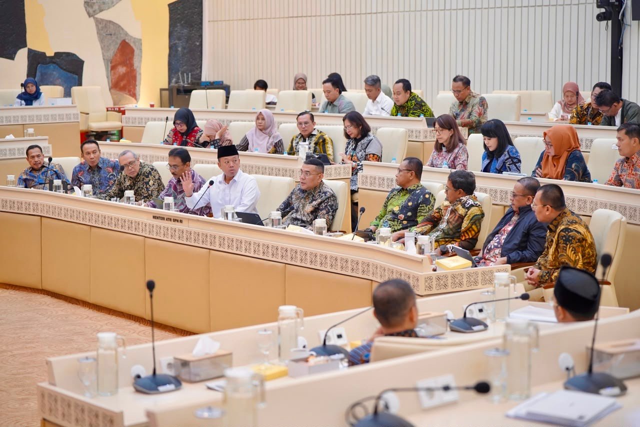 Menteri Nusron Usulkan Pagu Rp10,6 Triliun untuk 2027, Komisi II DPR Dukung Tambahan Anggaran