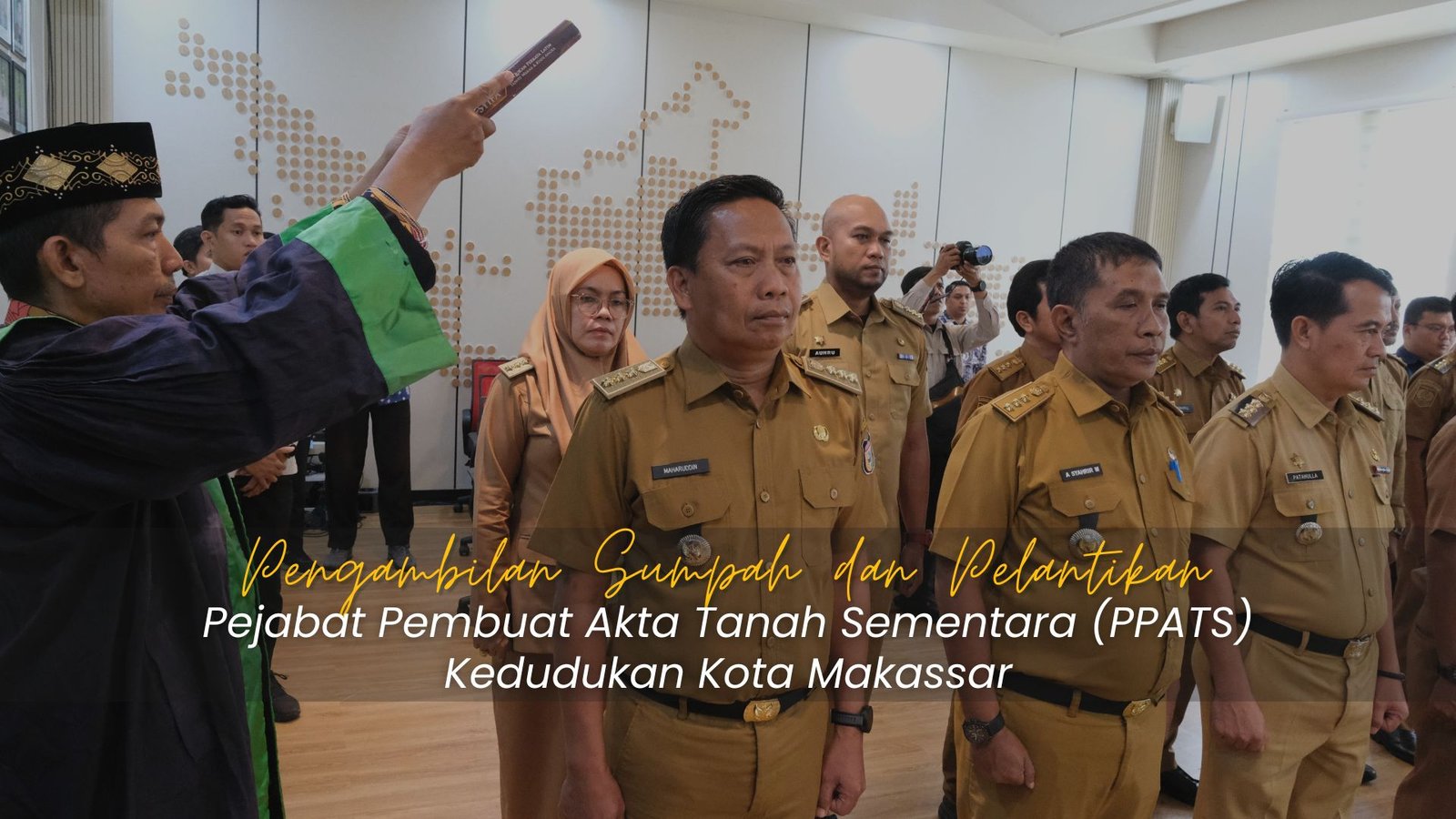 Pengambilan Sumpah Jabatan dan Pelantikan PPAT Kota Makassar, Integritas Jadi Penekanan 1 Pengambilan Sumpah Jabatan dan Pelantikan PPAT Kota Makassar, Integritas Jadi Penekanan