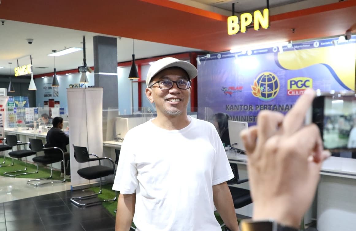 Pensiunan PNS di Jakarta Mantap Urus Sertipikat Tanah Sendiri Setelah Dapat Penjelasan ATR/BPN